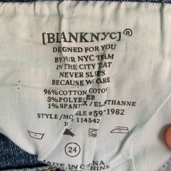 NWT BLANKNYC The Reade Stagger Hem Skinny Jeans - Picture 6 of 6